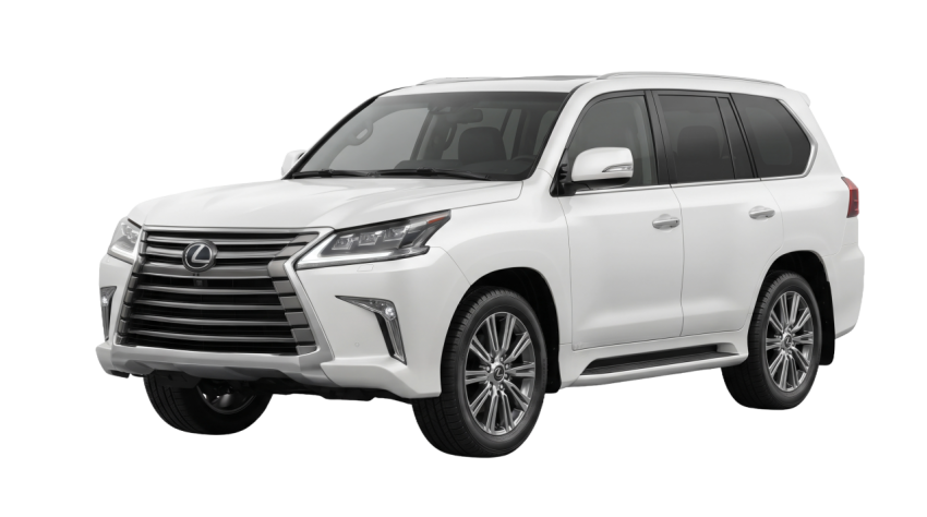 White Luxury SUV PNG Transparent Background – Premium Full-Size SUV