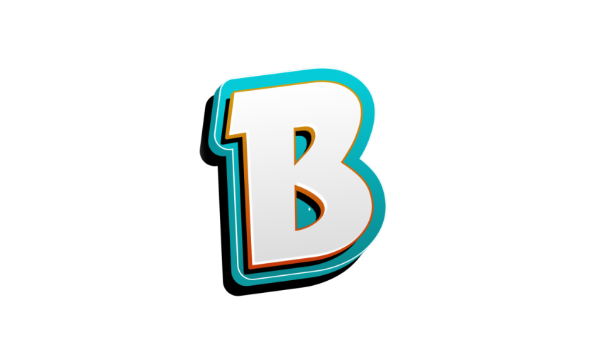 Download letter B logo PNG image for free