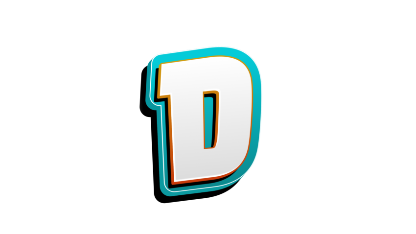 Letter D free logo design