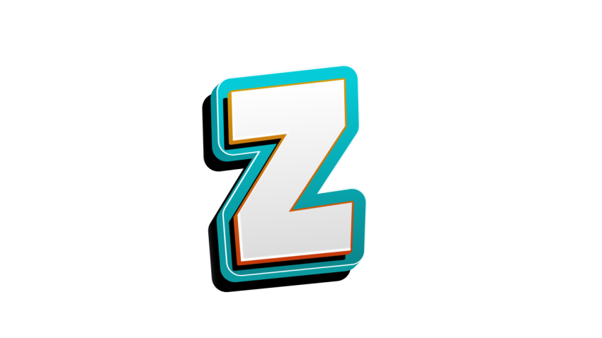 letter Z logo design PNG