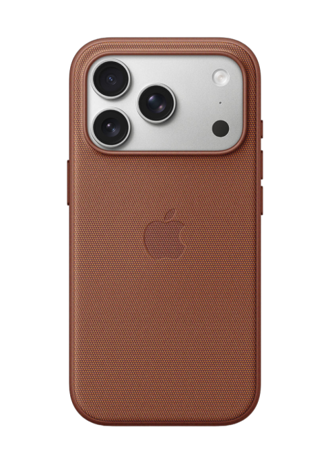 Premium Brown Leather Case for iPhone 17 PNG