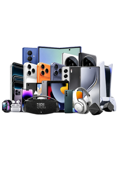 Consumer Electronics PNG Collection – Smartphones and Gadgets Transparent PNG Graphic