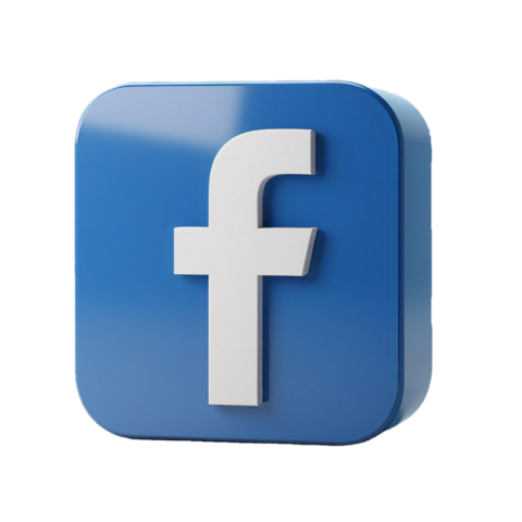 Facebook 3D logo design