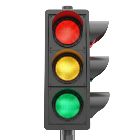 Traffic Light Signals – Red Yellow Green PNG
