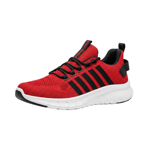 Red & Black Lightweight Athletic Sneaker