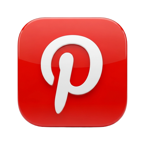 Pinterest Logo PNG – High-Resolution Social Media Icon