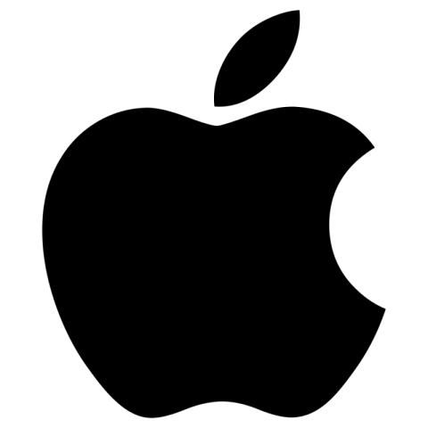 Apple black logo design