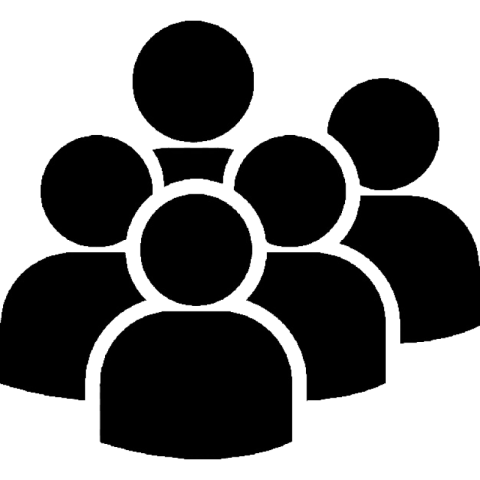 A black people's vector PNG image
