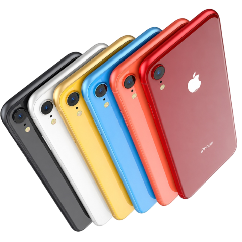 Apple iPhone XR Multiple Color Variants Transparent PNG