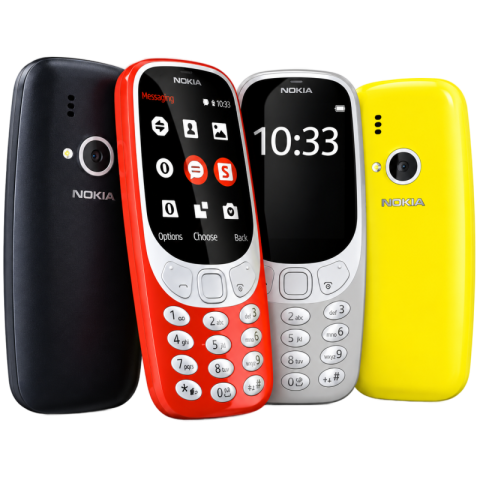 Colorful Nokia Feature Phones PNG