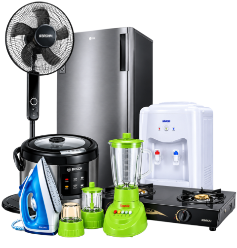 Home Electronics & Kitchen Appliances Collection PNG