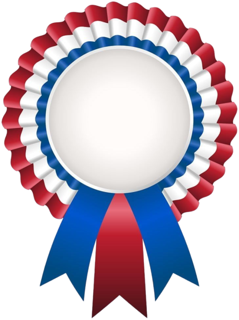 Certificate ribbon award design