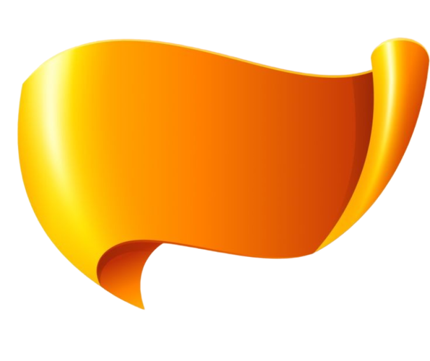 orange creative PNG image