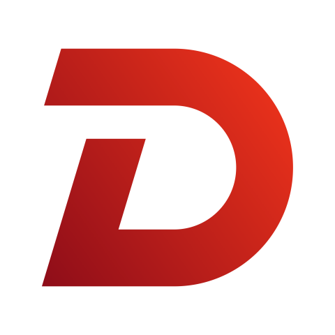 Letter D logo desig background PNG