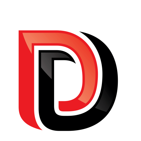 D letter logo transparent PNG