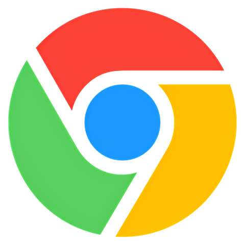 Google chrome browser icon PNG image
