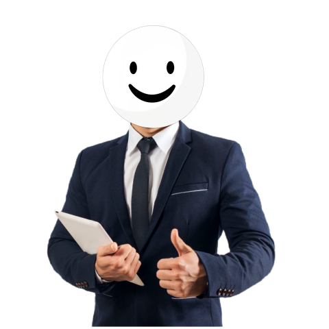 A Faceless man with a file PNG image