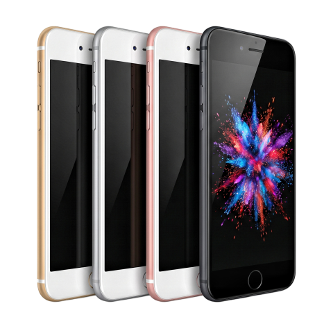 Classic Smart iphones with Color Variants PNG