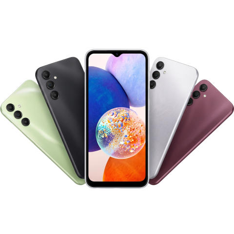 Modern Android Smartphones Multi-Color PNG