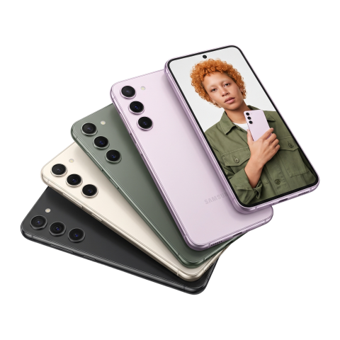Flagship Smartphone Lineup with Model Display PNG